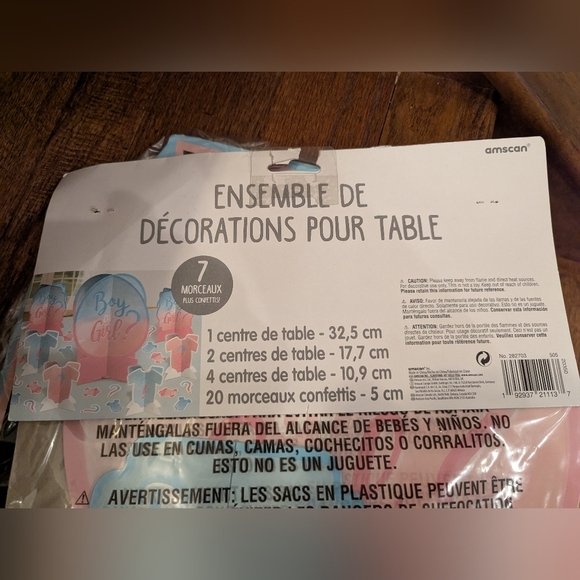 Gender Reveal Party Supplies   and Decorations Lot- Girl Or Boy? Blue and Pink - Picture 5 of 9